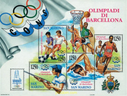 70378 MNH SAN MARINO 1992 25 JUEGOS OLIMPICOS VERANO BARCELONA 1992 - Gebraucht