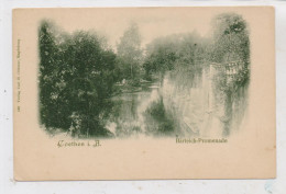 0-4370 KÖTHEN, Bärteich - Promenade, Ca. 1905, Verlag Odemar - Magdeburg - Köthen (Anhalt)