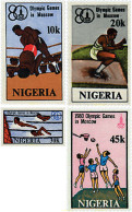 52133 MNH NIGERIA 1980 22 JUEGOS OLIMPICOS VERANO MOSCU 1980 - Lucha