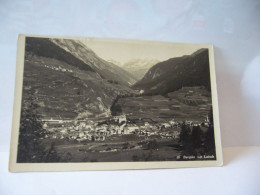 BERGUN MIT LATSH SUISSE GR GRISONS CPSM FORMAT CPA 1930 PHOTGR F. RECHSTEINER BERGUN - Bergün/Bravuogn