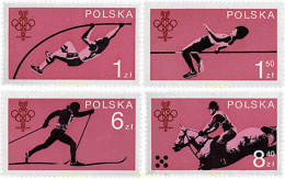 61689 MNH POLONIA 1979 60 ANIVERSARIO DEL COMITE OLIMPICO POLACO - Chevaux