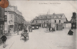 72 - Carte Postale Ancienne De  LE MANS    Place De La Mission - Le Mans