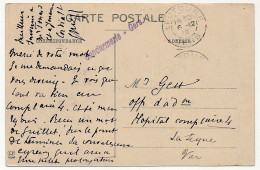 CPA De LECTOURE (Gers) Cad Du 6/2/1915 + Griffe Lin "Gendarmerie - Gers" - Guerra De 1914-18