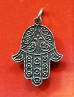 Pendentif -  ISLAM - Main De Fatima  Argent Massif (925/1000) - Colgantes