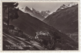 St. Luc - Besso. Gabelhorn, Mt.Durand, Cervin Et Pigne De L'Allex. - (Schweiz/Suisse) - Saint-Luc