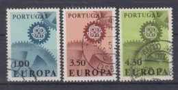 EUROPA - CEPT - Michel - 1967 - PORTUGAL - Nr 1026/28 - Gest/Obl/Us - 1967