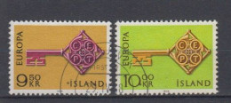 EUROPA - CEPT - Michel - 1968 - IJSLAND - Nr 417/18 - Gest/Obl/Us - 1968