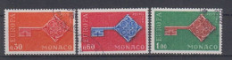 EUROPA - CEPT - Michel - 1968 - MONACO - Nr 879/81 - Gest/Obl/Us - 1968