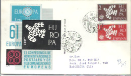 FDC 1961  CERTIFICADA - FDC