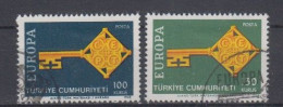 EUROPA - CEPT - Michel - 1968 - TURKIJE - Nr 2095/96 - Gest/Obl/Us - 1968