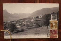 AK Cpa 1921 Ballaigues Hôtel Aubépine La Dent De Vaulion Et Le Mont D'Or Suisse Switzerland Schweiz - Brieven En Documenten