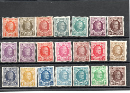 N° 190/209 * Cote 151 Eur - 1922-1927 Houyoux