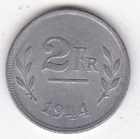 Belgique 2 Francs 1944 Type Libération, En Acier , KM# 133 - 2 Francs (1944 Liberation)