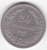 Bulgarie 20 Stotinki 1906, Ferdinand I, En Cupronickel , KM# 26 - Bulgarien