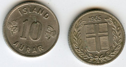 Islande Iceland 10 Aurar 1965 UNC KM 10 - Island