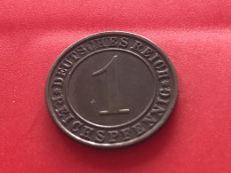 Münze Münzen Umlaufmünze Deutschland Deutsches Reich 1 Pfennig 1934 Münzzeichen A - 1 Renten- & 1 Reichspfennig
