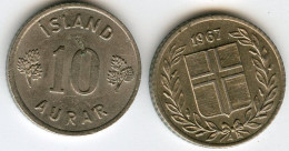 Islande Iceland 10 Aurar 1967 UNC KM 10 - Island