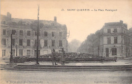FRANCE - 02 - Saint Quentin - La Place Paraingault - Carte Postale Ancienne - Saint Quentin