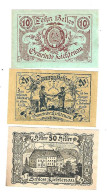 **notgeld   Austria  Lichtenau  Serie Compleet   517a - Autriche