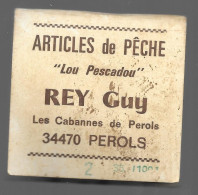 Pochette D'hameçons 'Lou Pescadou", Guy Rey à Pérols (34). Complète, 10 Feuillets Avec Hameçons - Pesca