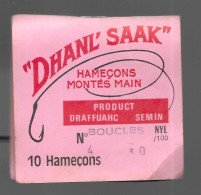 Pochette D'hameçons 'Dhanil' Saak". Reste 7 Feuillets Avec Hameçons - Fishing