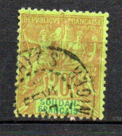 Col33 Colonie Soudan N° 9 Oblitéré Cote : 38,00€ - Used Stamps