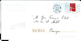 LETTRE ENTIER LIBERTÉ 2005 - Union Départementale Du MORBIHAN - Maison Des SYNDICATS - LORIENT - Storia Postale