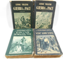 Lotto Libri Guerra E Pace Tolstoi - Ventanni Dopo,il Visconte Di Bragelone Dumas - Grote Schrijvers