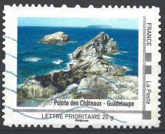 Montimbramoi  Guadeloupe - Pointe Des Châteaux - Oblitéré  Lettre Prioritaire : Timbre Sur Support - Gebraucht