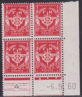 FRANCE FRANCHISE MILITAIRE N° 12** EMBLEME COIN DATE DU 6/9/60 - Autres & Non Classés