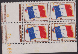 FRANCE FRANCHISE MILITAIRE N° 13** DRAPEAU COIN DATE DU 24/9/69 - Altri & Non Classificati