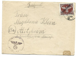 Feldpost Inselpost Kreta Januar 1945 Mogler BPP Platte II - Feldpost 2. Weltkrieg