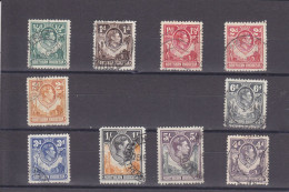 NORTHERN RHODESIA - 1938 - 1941  - O / FINE CANCELLED -  KGVI - GIRAFFE, ELEPHANTS     Ex. Yv. 25/37 - Northern Rhodesia (...-1963)