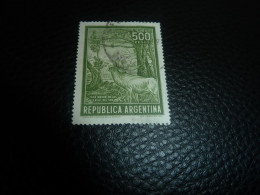 Républica Argentina - Cerf De La Terre De Feu - 500 Pesos - Yt 735 - Vert - Oblitéré - Année 1966 - - Oblitérés