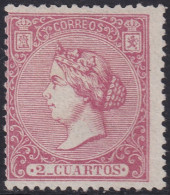 Spain 1866 Sc 81a España Ed 80a MNG(*) - Unused Stamps