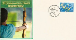 AUSTRALIE. Tir à L'Arc Aux Jeux De Brisbane (Commonwealth Games) 1982 - Boogschieten