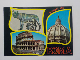 ROMA   "Saluti De Roma"   Multivues - Mehransichten, Panoramakarten