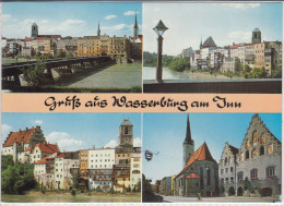 WASSERBURG Am Inn - Mehrbildkarte,  Gruß Aus .... - Wasserburg (Inn)