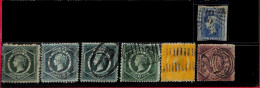 94745f - NEW SOUTH WALES - STAMP - Nice Lot Of 7  USED Stamps - Autres & Non Classés