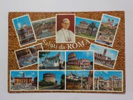 ROMA      "Saluti Da Roma"  Multivues - Mehransichten, Panoramakarten