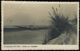 (B3438) Foto-AK St. Peter-Ording, Brücke Zur Sandbank 1949, Knick - St. Peter-Ording