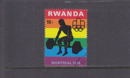 RWANDA - O / FINE CANCELLED - 1976 - MONTREAL OLYMPICS -  Mi. 827 - Gebruikt