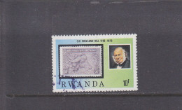 RWANDA - O / FINE CANCELLED - 1979 - ROWLAND HILL , STAMP ON STAMP - FAUNA - Mi. 1015 - Used Stamps