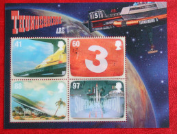 Thunderbirds 3D TV SG MS3142 (Mi 3036-3039 Block 62) 2011 POSTFRIS / MNH ** ENGLAND GRANDE-BRETAGNE GB GREAT BRITAIN - Unused Stamps