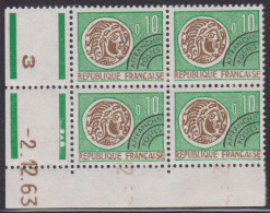 FRANCE PREOBLITERE N° 123** MONNAIE GAULOISE COIN DATE DU 2/12/63 - Precancels