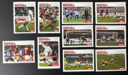 Benin 2004 Mi. ? Football Fußball Soccer MNH** 10 Val. - Club Mitici