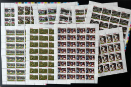 Benin 2004 Mi. ? Sheets Planches Football Fußball Soccer MNH** 10 Val. - Beroemde Teams