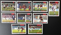 Afghanistan 2004 Mi. ? Football Fußball Soccer Milan AC Milano MNH** 9 Val. - Equipos Famosos