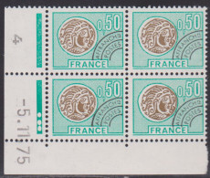 FRANCE PREOBLITERE N° 138** MONNAIE GAULOISE COIN DATE DU 5/11/75 - Préoblitérés