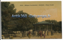 CPA SENEGAL Dakar Place Protêt Collection Générale Fortier Colorisée Glacée - Senegal